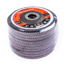 Круг лепестковый с керамическим абразивом для шлифования по нержавеющей стали FoxWeld FTL Everest 27, 10 шт - изображение 8