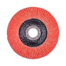 Круг лепестковый с керамическим абразивом для шлифования по нержавеющей стали FoxWeld FTL Everest 27, 10 шт - изображение 7