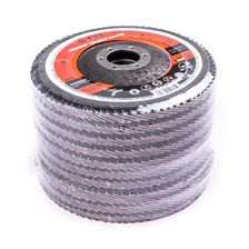 Круг лепестковый с керамическим абразивом для шлифования по нержавеющей стали FoxWeld FTL Everest 27, 10 шт - изображение 8