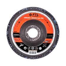 Круг лепестковый с керамическим абразивом для шлифования по нержавеющей стали FoxWeld FTL Everest 29, 10 шт - изображение 5