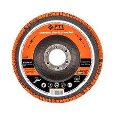 Круг лепестковый с керамическим абразивом для шлифования по нержавеющей стали FoxWeld FTL Everest 29, 10 шт - изображение 5