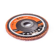 Круг лепестковый с керамическим абразивом для шлифования по нержавеющей стали FoxWeld FTL Everest 29, 10 шт - изображение 6