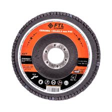 Круг лепестковый с керамическим абразивом для шлифования по нержавеющей стали FoxWeld FTL Everest 29, 10 шт - изображение 5