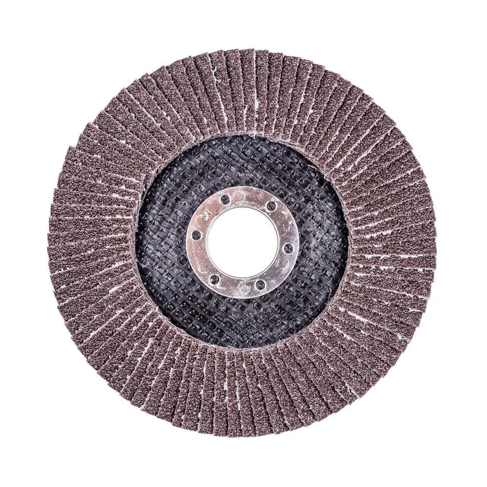 Круг лепестковый для шлифования по металлу FoxWeld FTL Excel 29 125 х 22,2 мм P60, 10 шт - изображение 3