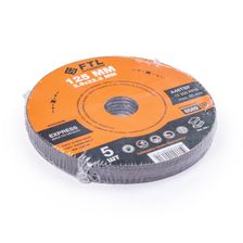 Круг отрезной по металлу FoxWeld FTL Express 125 х 2,5 х 22,2 мм A46TBF, 10 шт - изображение 8