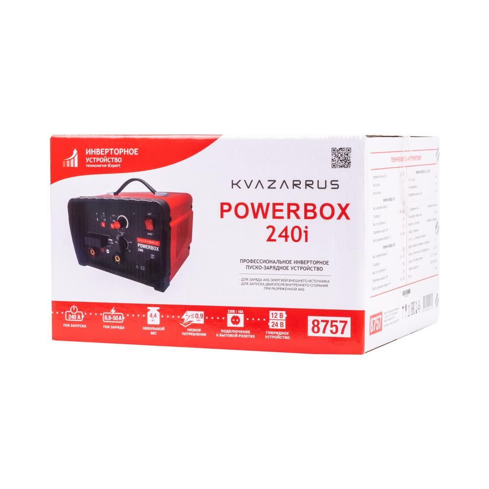 Инверторное пуско-зарядное устройство FoxWeld KVAZARRUS PowerBox 240i, таймер, цветная коробка - изображение 7