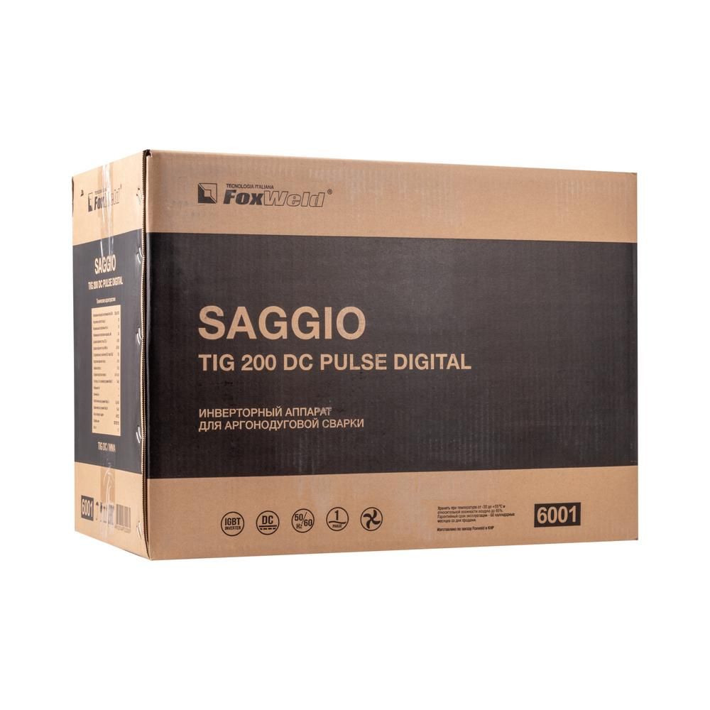 Аппарат аргонодуговой сварки FoxWeld SAGGIO TIG 200 DC Pulse Digital (пр-во FoxWeld/КНР) - изображение 8