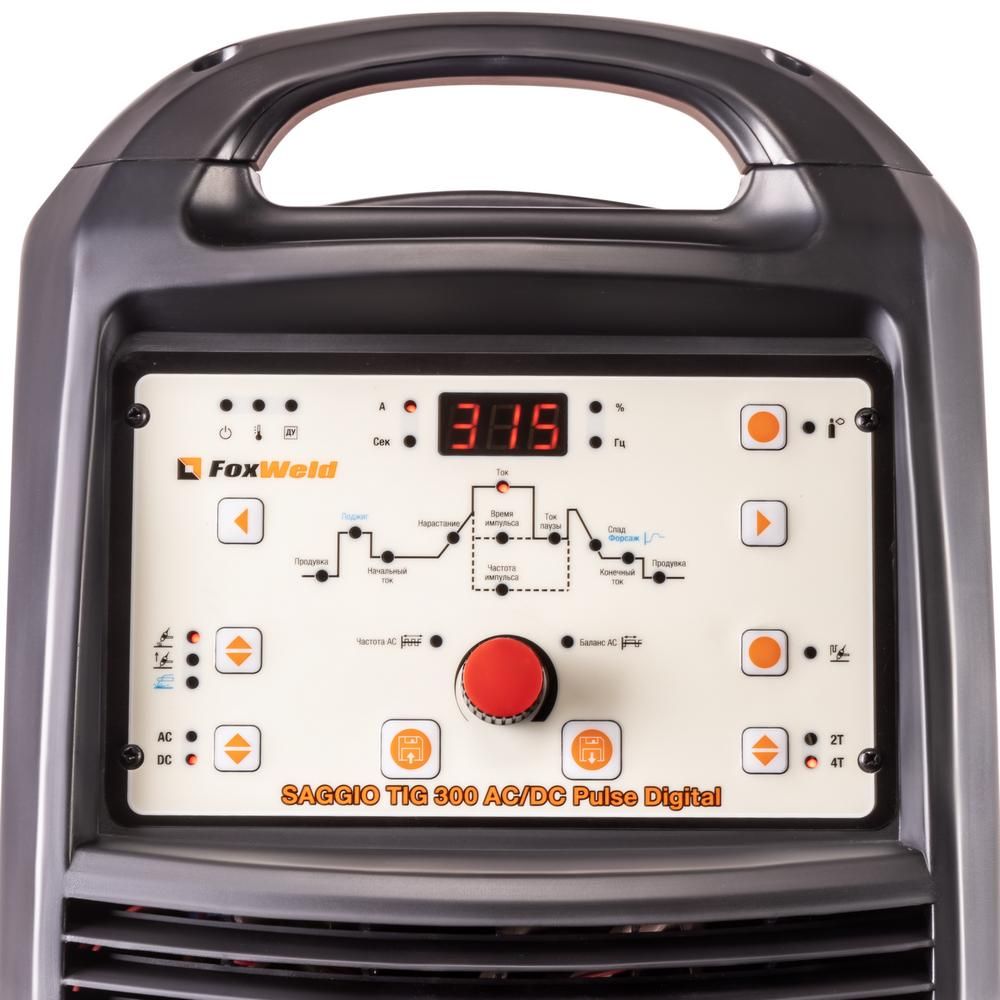 Аппарат аргонодуговой сварки FoxWeld SAGGIO TIG 300 AC/DC Pulse Digital - изображение 5