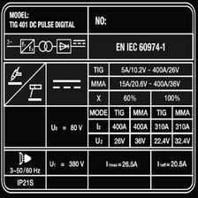 Аппарат аргонодуговой сварки FoxWeld SAGGIO TIG 401 DC Pulse Digital - изображение 17