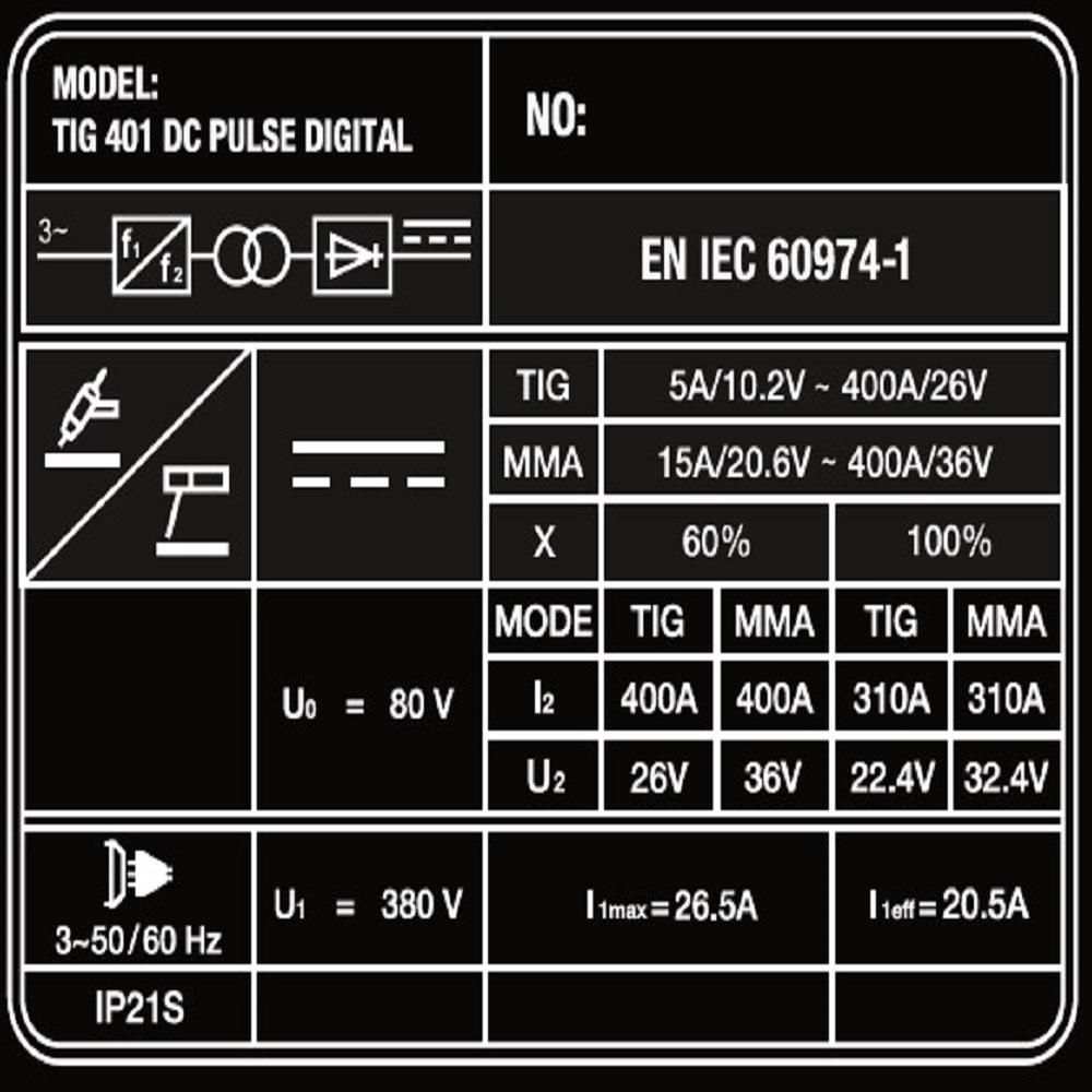 Аппарат аргонодуговой сварки FoxWeld SAGGIO TIG 401 DC Pulse Digital - изображение 8