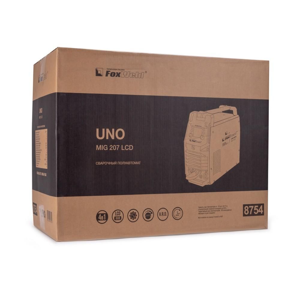 Сварочный полуавтомат FoxWeld UNO MIG 207 LCD - изображение 7