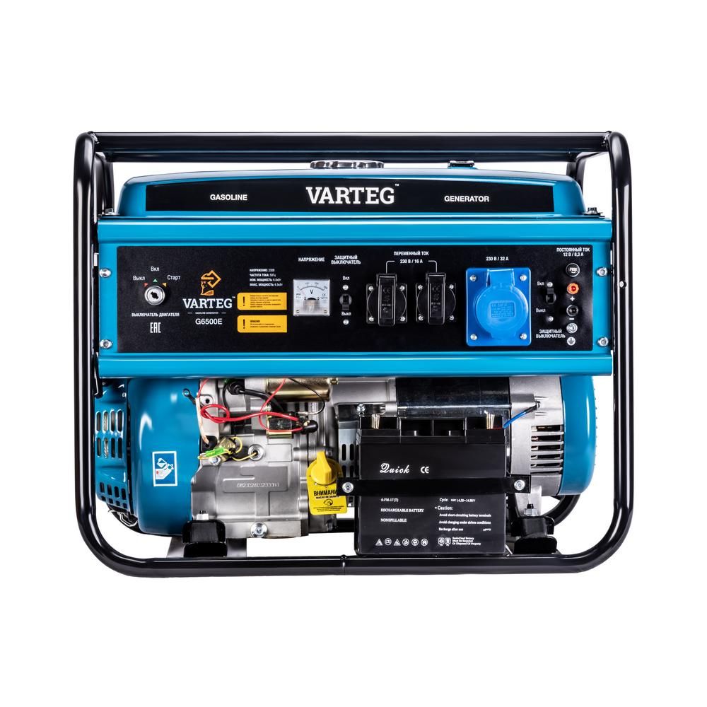 Бензиновый генератор FoxWeld Varteg G6500 E - изображение 2