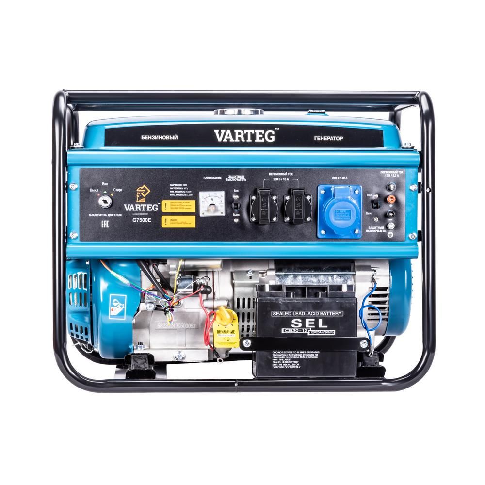 Бензиновый генератор FoxWeld Varteg G7500E - изображение 2