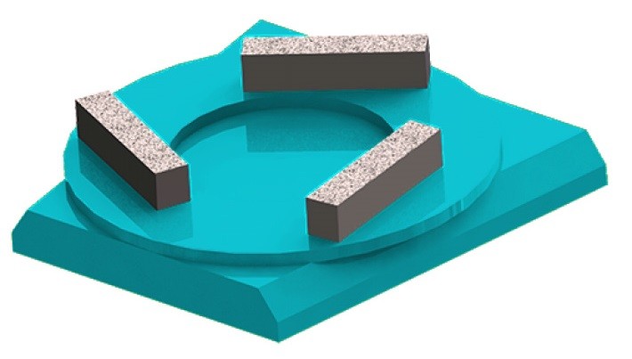 Франкфурт шлифовальный ADEL INSTRUMENT GFB 3 /40*8*10 R/3 алмазный AI-1608010301