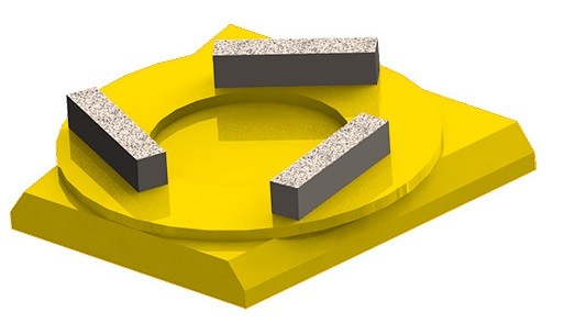 Франкфурт шлифовальный ADEL INSTRUMENT GFB 2 /40*8*10 R/3 алмазный AI-1607010301