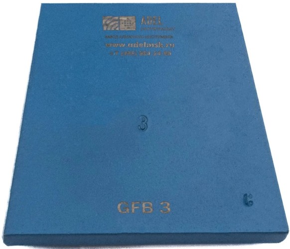 Франкфурт шлифовальный ADEL INSTRUMENT GFB 3 /20*20*6 C/5 алмазный AI-1608060201 - изображение 3