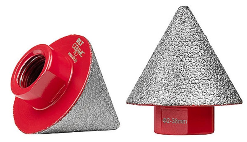 Фреза алмазная DLT 0512 конусная Ceramic Cone Pro, 2-38мм - изображение 3