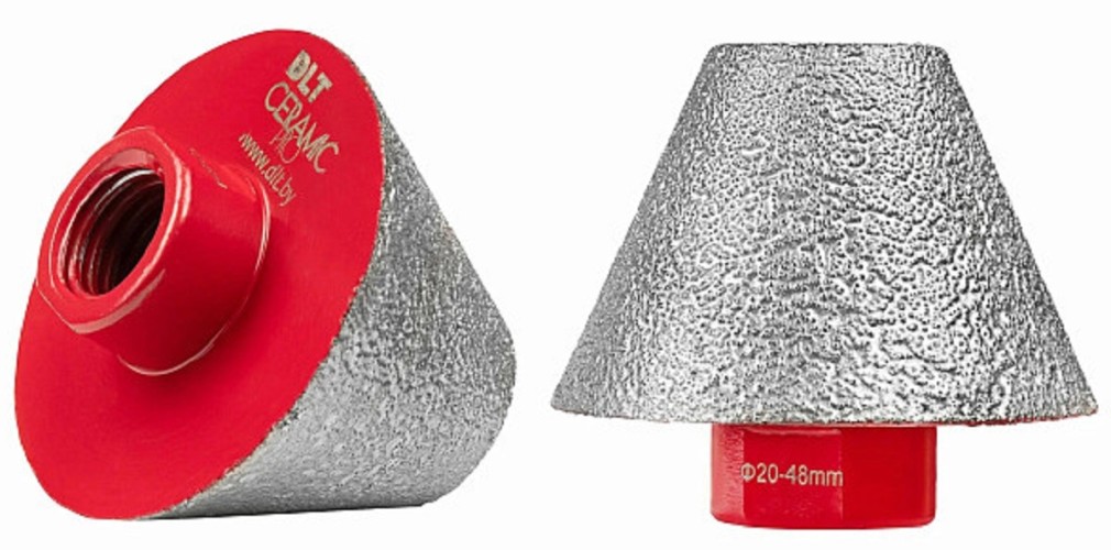 Фреза алмазная DLT 0513 конусная Ceramic Cone Pro, 20-48мм - изображение 2