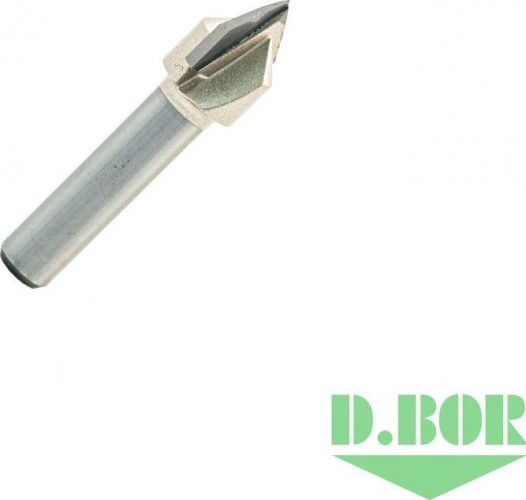 Фреза по дереву D.BOR галтельная V-образная  14.0х13.0х48х8 мм  (201) W-027-9R-2005140W2D