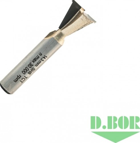 Фреза по дереву D.BOR пазовая конструкционная  14.3х13.5х49х8 мм (205) W-029-9R-2004143W2D