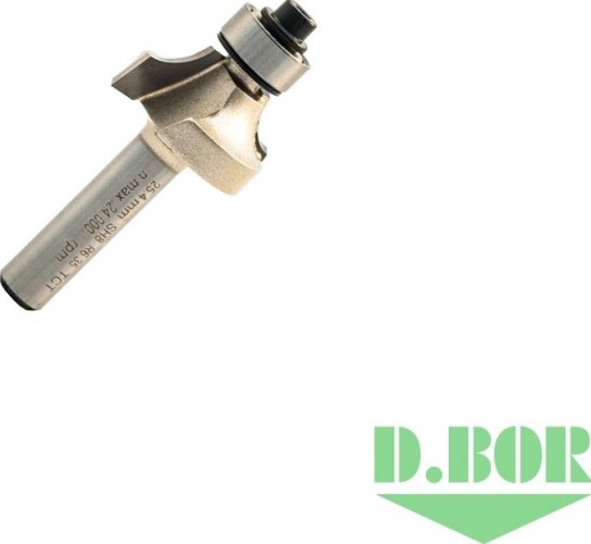 Фреза по дереву D.BOR полукруглая  25.4х12,7х44х8 мм (301) мм (301) W-026-9R-2016254W2D