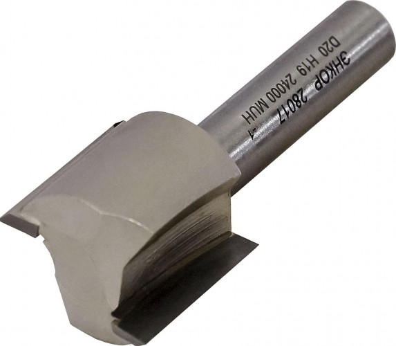 Фреза по дереву ЭНКОР ф 20 X19мм, по ДСП хв. 8 мм. прямая по дсп 28017 - изображение 2