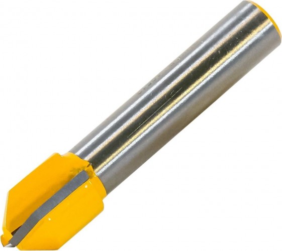 Фреза по дереву ЭНКОР ф11.9х13, 45°,хв.8мм. фасонная 10513