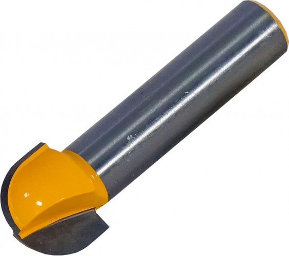 Фреза по дереву ЭНКОР ф12.7х10, r6.35, хв. 8мм гальтельная 9297 - изображение 2