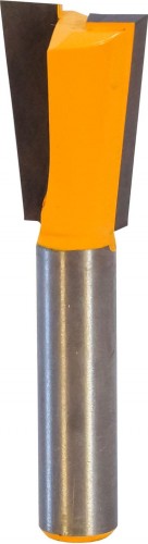 Фреза по дереву ЭНКОР ф15.8х22, 7°,хв.8мм "ласточкин хвост" 9317