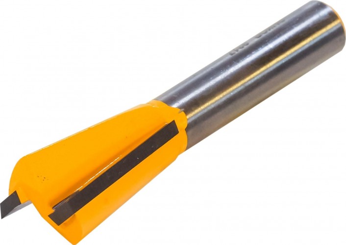 Фреза по дереву ЭНКОР ф15.8х22, 7°,хв.8мм "ласточкин хвост" 9317 - изображение 2