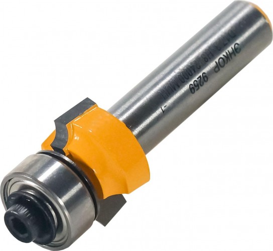 Фреза по дереву ЭНКОР ф17х8, r2.4, хв. 8мм кромочная калевочная 9259 - изображение 2