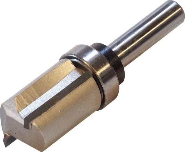 Фреза по дереву ЭНКОР ф19х26 хв. 8 мм, по ДСП кромочная прямая 28063