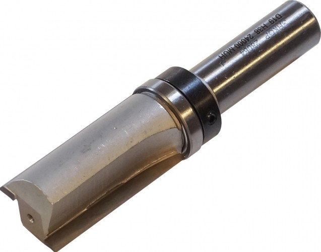 Фреза по дереву ЭНКОР ф19х38 хв. 12 мм, по ДСП кромочная прямая 28064 - изображение 2