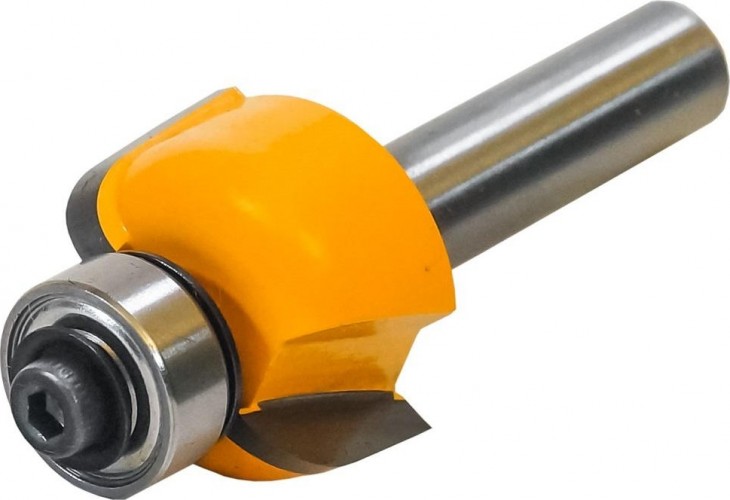 Фреза по дереву ЭНКОР ф22.2х13, r4.8,хв. 8мм. кромочная калевочная 9270