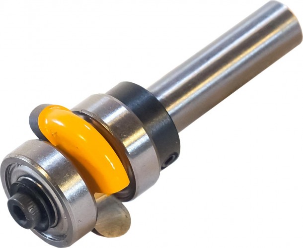 Фреза по дереву ЭНКОР ф22.2х6, r3.2, хв. 8Мм кромочная галтельная 10694 - изображение 2