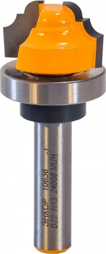 Фреза по дереву ЭНКОР ф22х13, r3.2, хв. 8мм фасонная 10636