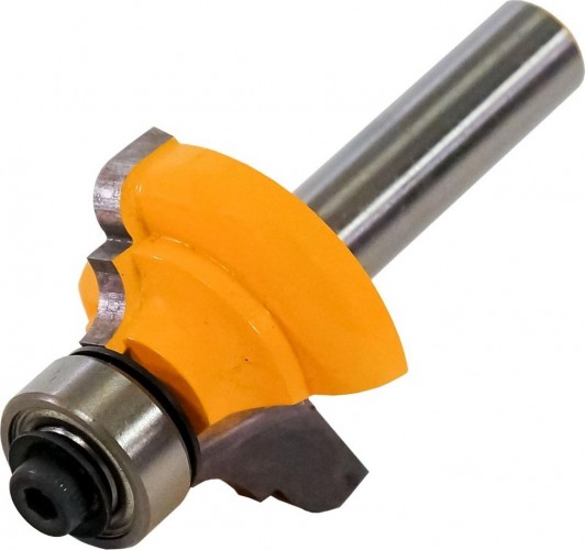 Фреза по дереву ЭНКОР ф28.6х13, r4, хв. 8мм кромочная калевочная 9250