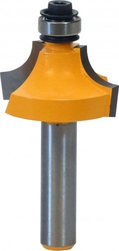 Фреза по дереву ЭНКОР ф28.6х16, r8, хв.8мм кромочная калевочная 9247