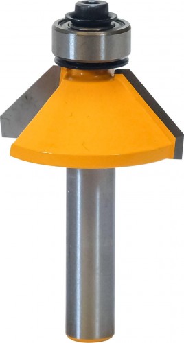 Фреза по дереву ЭНКОР ф31.8х13, 45°, хв. 8мм кромочная конусная 9235