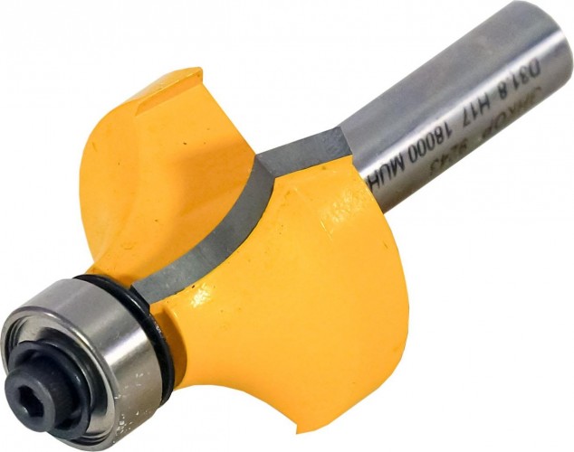 Фреза по дереву ЭНКОР ф31.8х17, r9.5, хв.8мм кромочная калевочная 9243 - изображение 2