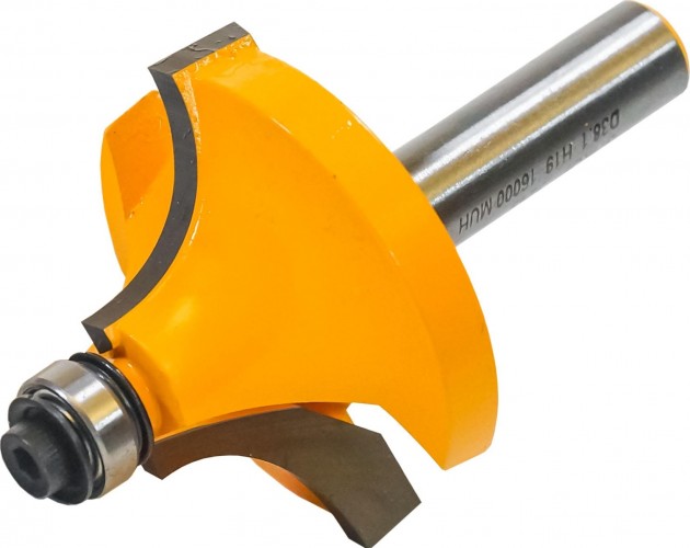 Фреза по дереву ЭНКОР ф38.1х19,r12.7, хв.8мм кромочная калевочная 9249 - изображение 2