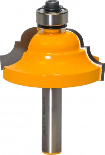 Фреза по дереву ЭНКОР ф42.8х19, r6.4, хв.8мм кромочная калевочная 9261