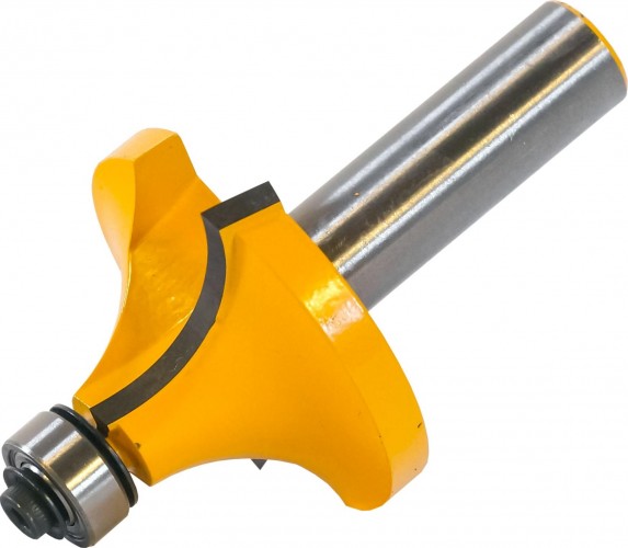 Фреза по дереву ЭНКОР ф44.5х22,r15.9, хв.12мм кромочная калевочная 10541 - изображение 2