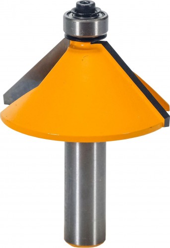 Фреза по дереву ЭНКОР ф50.8х27, 45°, хв. 8Мм кромочная конусная 9239