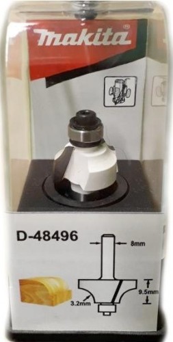 Фреза по дереву MAKITA D-48496 кром. калевочная 3.2r 19х9,5х8х52х2т