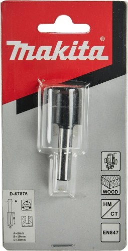 Фреза по дереву MAKITA D-67876 пазовая с 2 режущ. кромками 20x19x8x51x2t - изображение 2