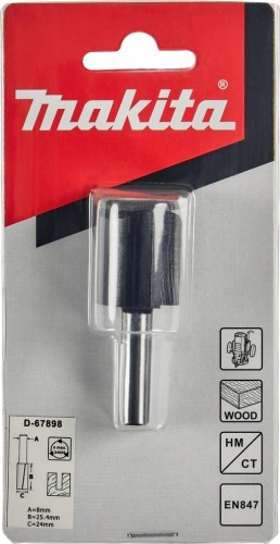 Фреза по дереву MAKITA D-67898 пазовая с 2 режущ. кромками 24x25,4x8x57x2t - изображение 2