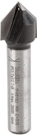 Фреза по дереву MAKITA D-68183 v-образная 90° 12,7х12,7x8x45x2t