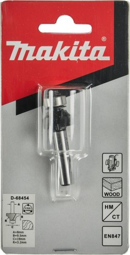 Фреза по дереву MAKITA D-68454 кром. калевочная 3.2r 19х9,5х8х53х2т - изображение 3