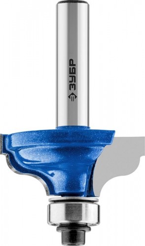 Фреза по дереву ЗУБР ПРОФЕССИОНАЛ 34,9x15мм, радиус 4.8мм, кромочная калевочная №5 28706-34.9